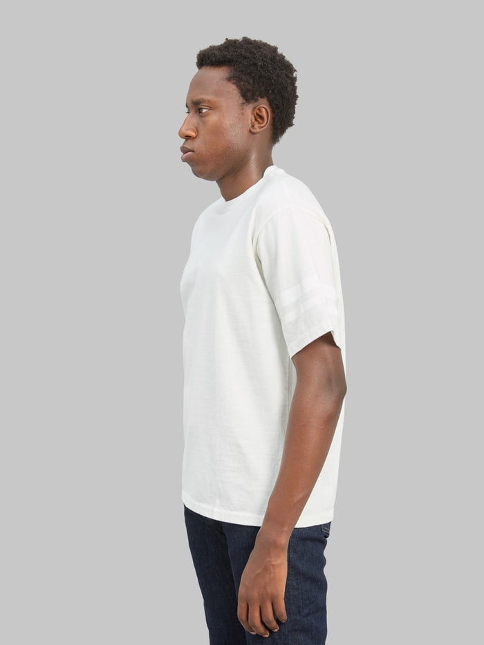 Momotaro Jeans MXTS1035 Zimbabwe Cotton T-Shirt White