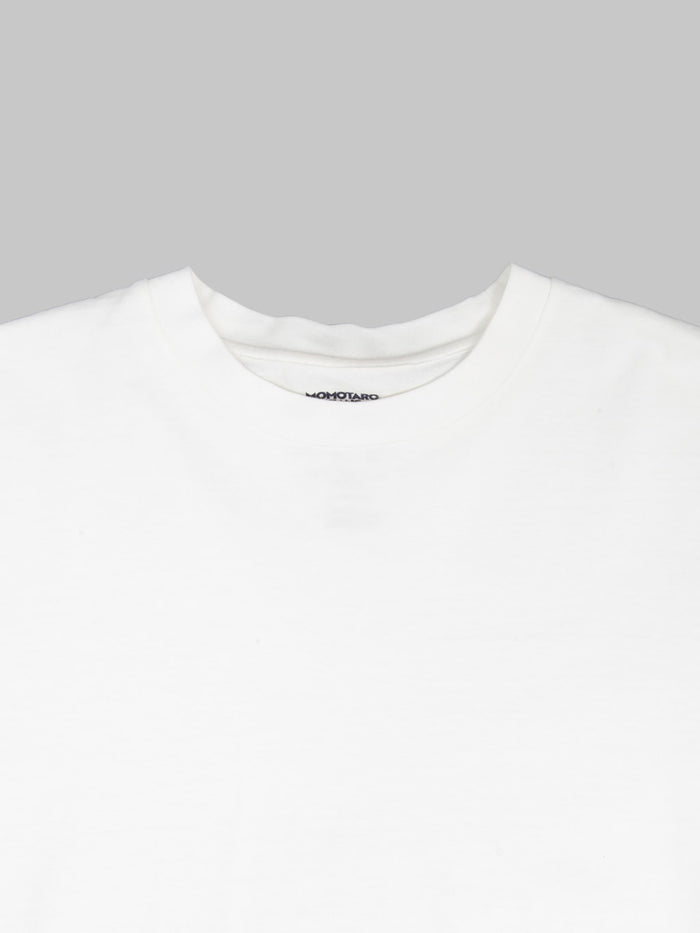 Momotaro Jeans MXTS1035 Zimbabwe Cotton T-Shirt White