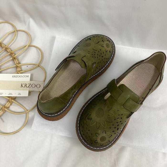 Mori-Style Retro Oversized Sandals