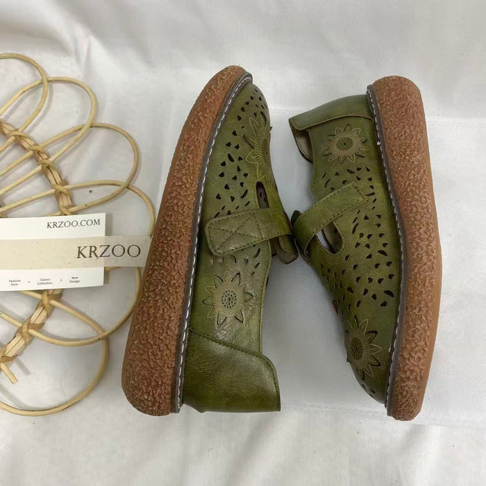 Mori-Style Retro Oversized Sandals