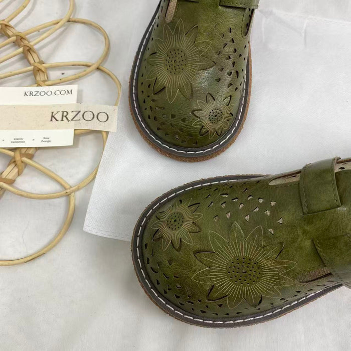 Mori-Style Retro Oversized Sandals