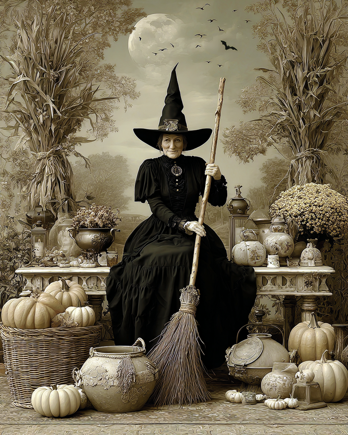 Mowbi - Eveline Darkwater Still-Life - Witch Art Print