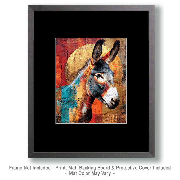 Mowbi - Southwestern Art - Full Moon Mule