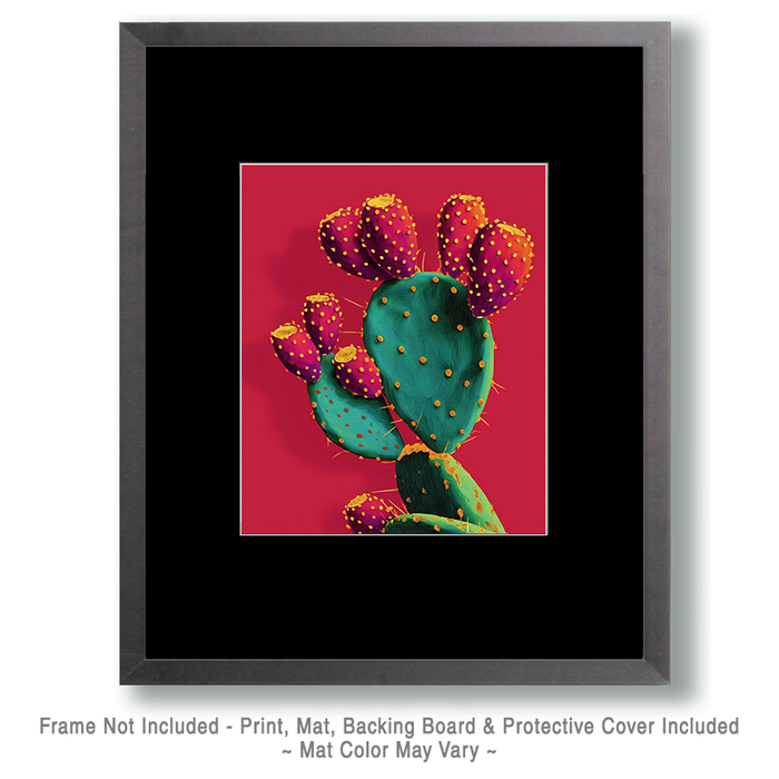 Mowbi - Southwestern Art - Pop-Art Prickly Pear