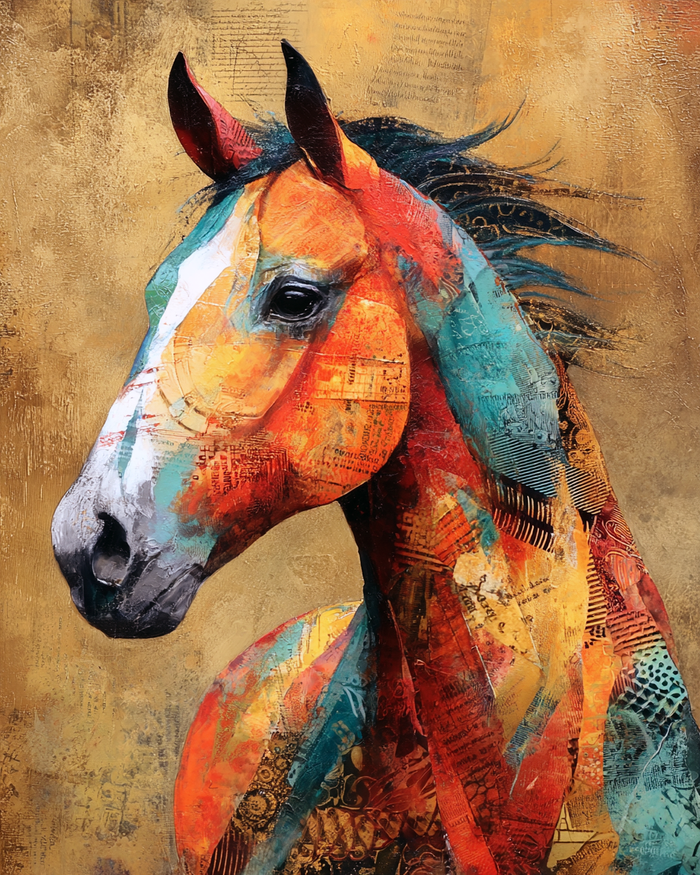 Mowbi - Southwestern Art - Wild Southwest Horse
