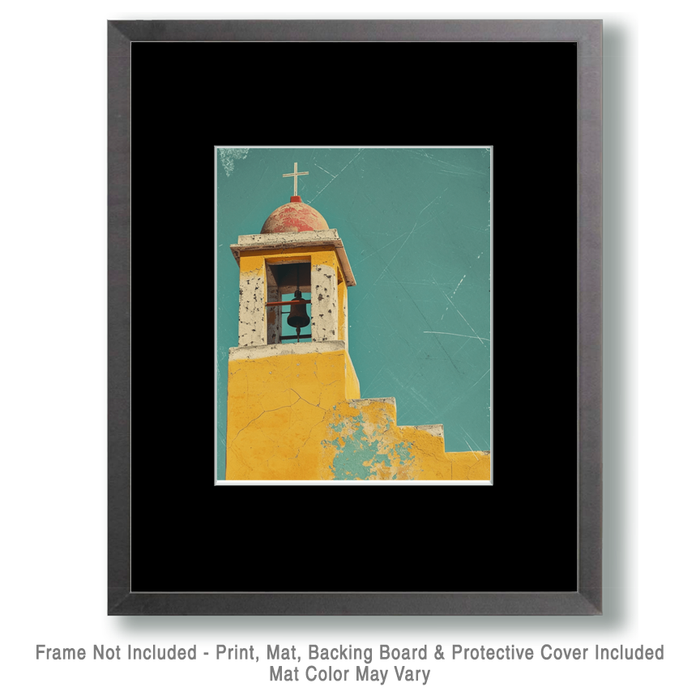Mowbi - Vintage Southwest New Mexico Prickly Pear Cactus 8"x10" Art Print