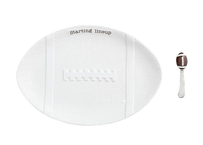 Mud Pie Football Platter