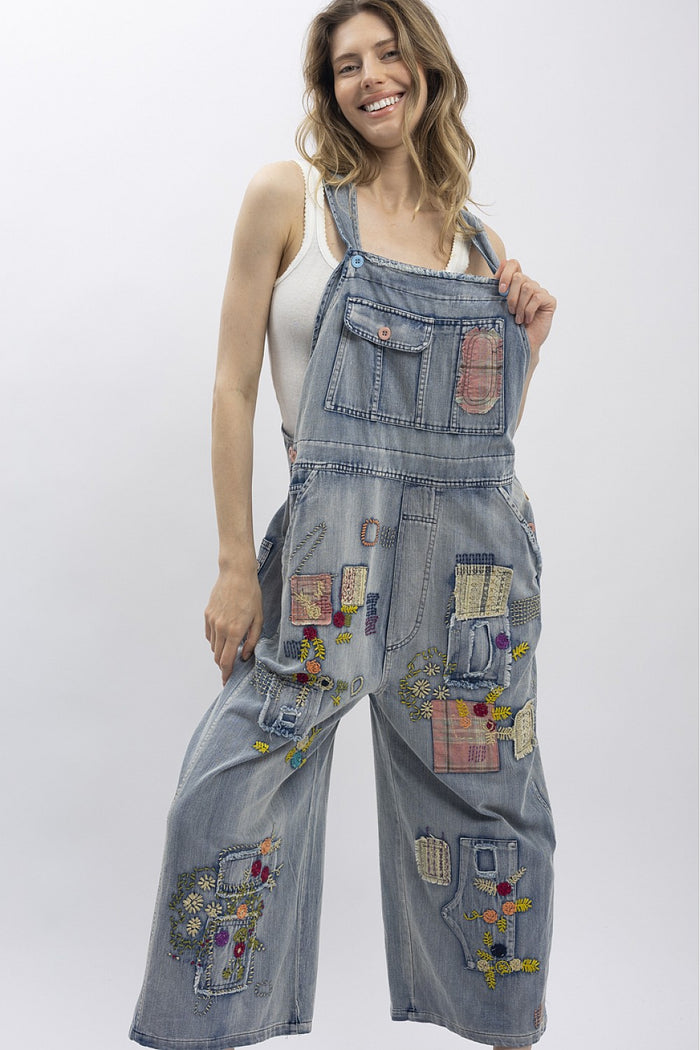 MULTI CONTRAST PACH MINERAL WASHED OVERALL Pre