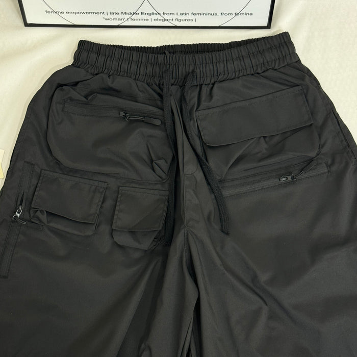 Multi-pocket functional work pants
