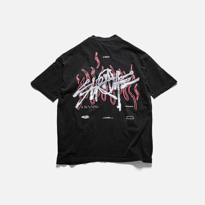 NEW WAVE S/S - WASHED BLACK | BACK VIEW