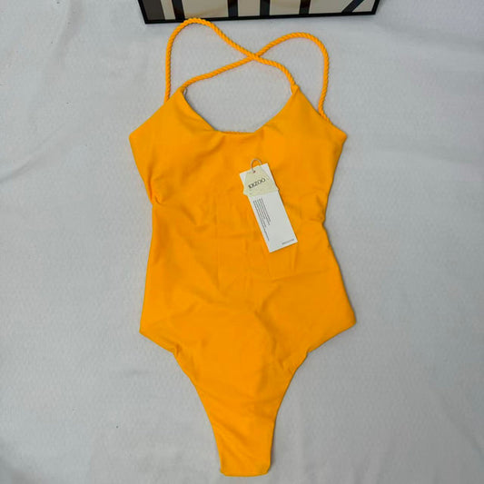 One-piece triangle topless bikini