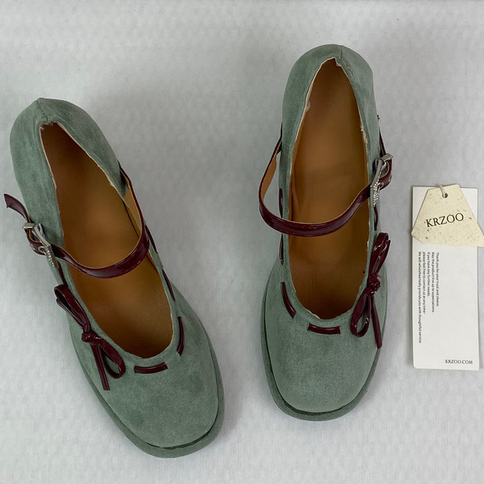 One-strap French-style high-heeled shoes