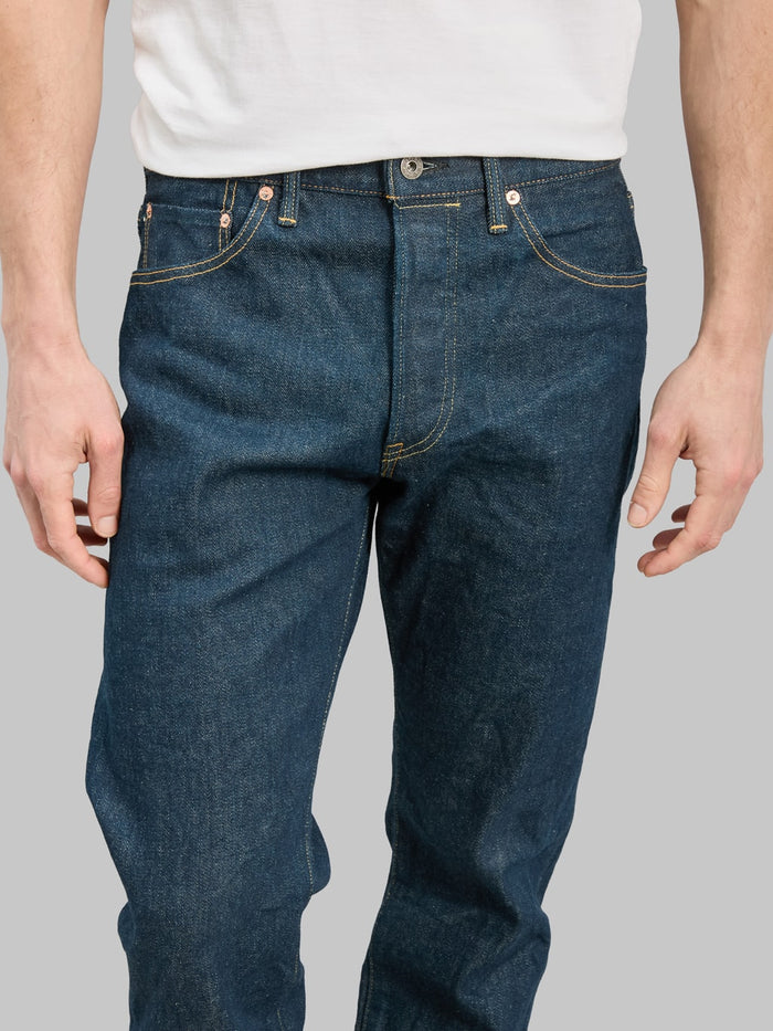 ONI Denim 146S Ishikawadai 15oz Stretch Neat Straight Jeans inseam