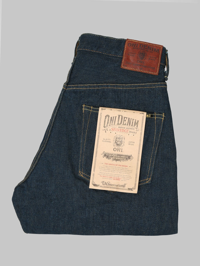 ONI Denim 288ZROLV Secret Denim Olive Weft Straight Jeans