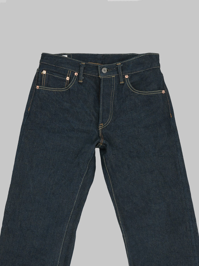 ONI Denim 288ZROLV Secret Denim Olive Weft Straight Jeans front