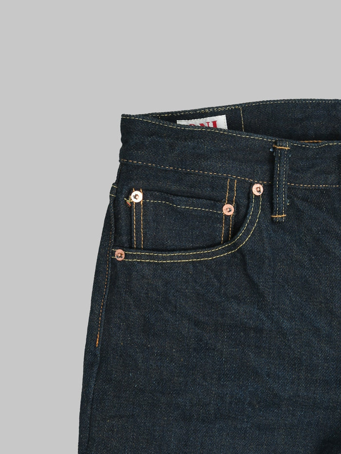 ONI Denim 288ZROLV Secret Denim Olive Weft Straight Jeans coin pocket