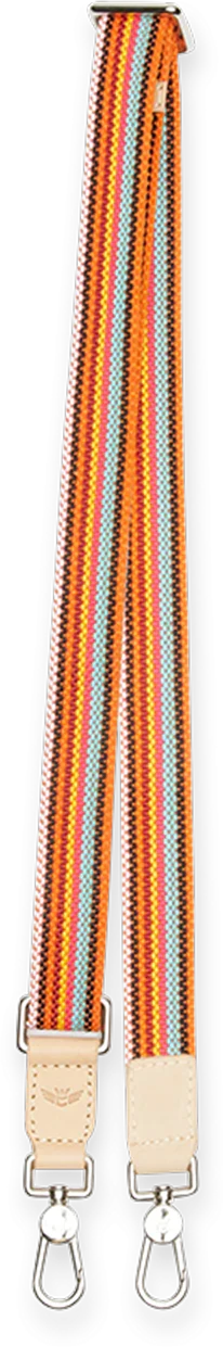 ORANGE SLIM WEBBING CROSSBODY STRAP