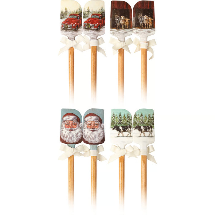 Painted Farm Spatulas