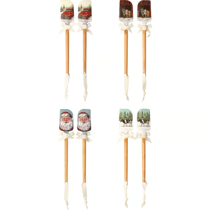 Painted Farm Spatulas