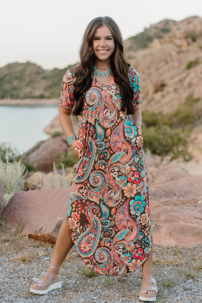 Paisley Of My Heart Maxi Dressn