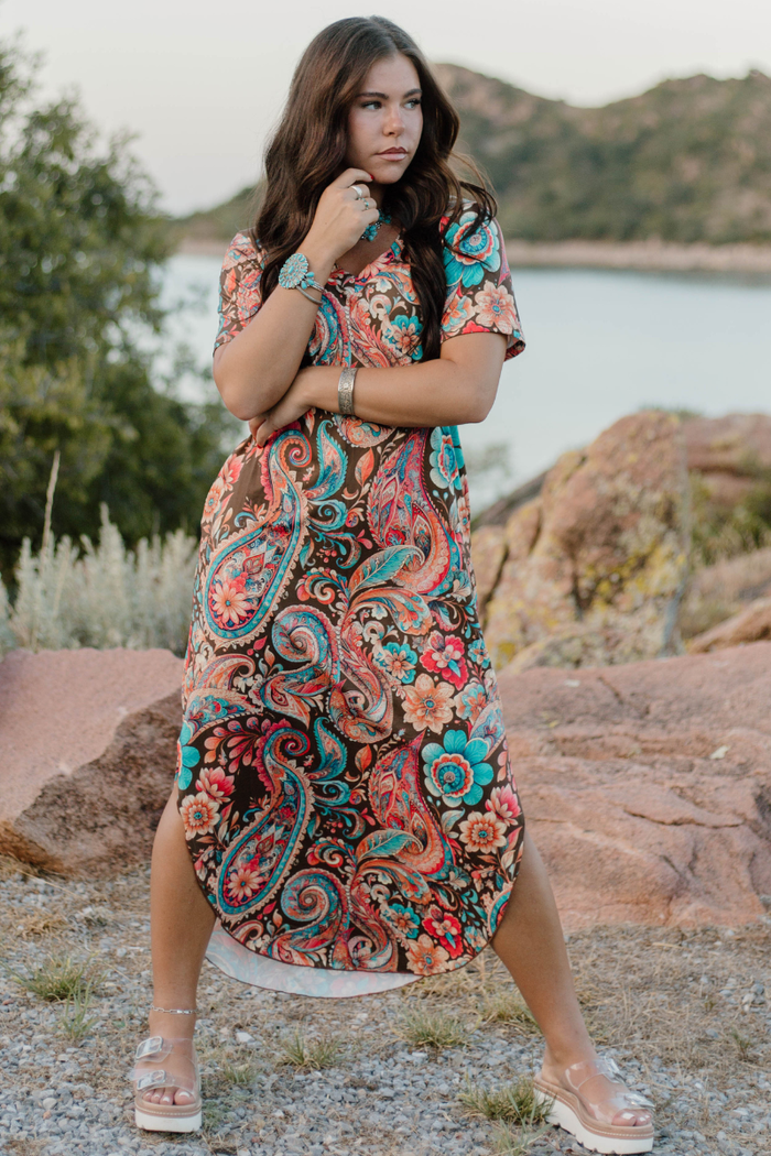 Paisley Of My Heart Maxi Dressn