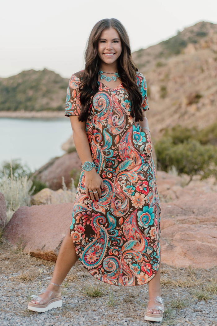 Paisley Of My Heart Maxi Dressn