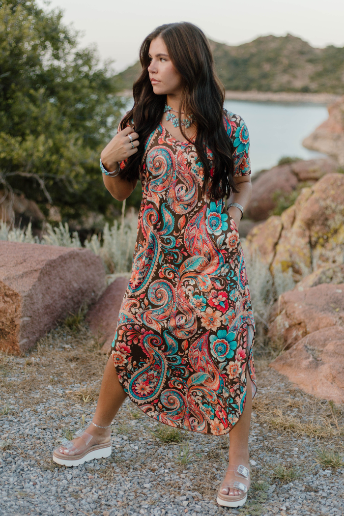 Paisley Of My Heart Maxi Dressn