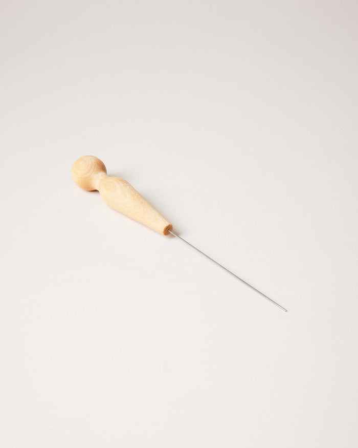Pantry Birch-Handled Cake Tester — cake tester with turned wooden handle; Farmhouse Pottery