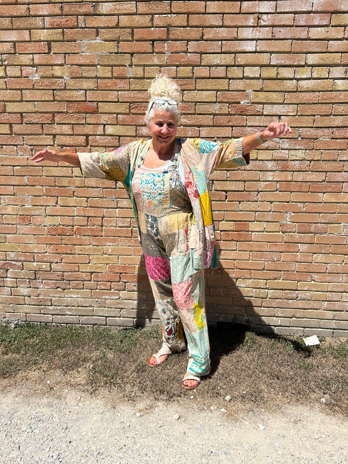 Patchwork Knitted Jacket