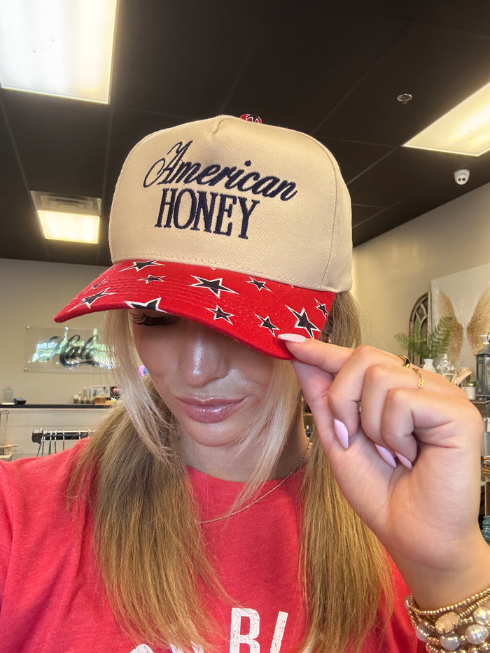 Patriotic Embroidered Hats