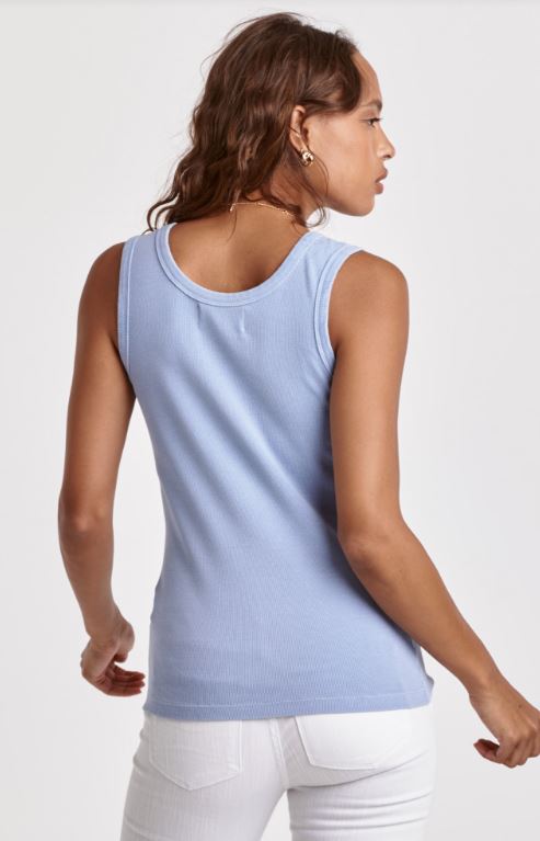 PAULA SCOOP TANK CORN FLOWER