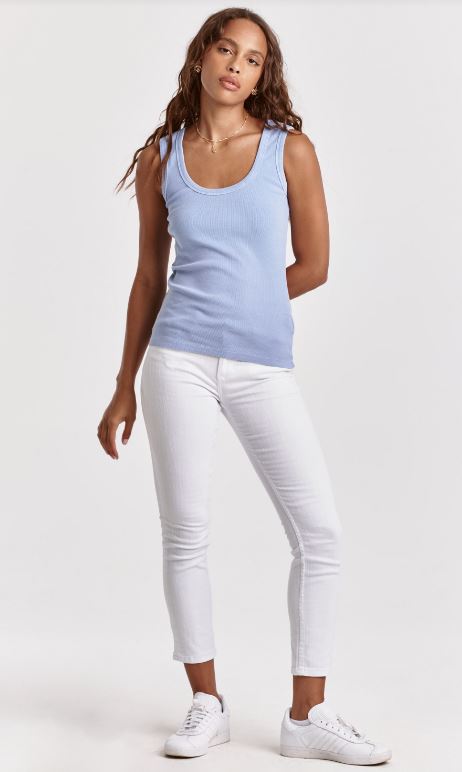 PAULA SCOOP TANK CORN FLOWER