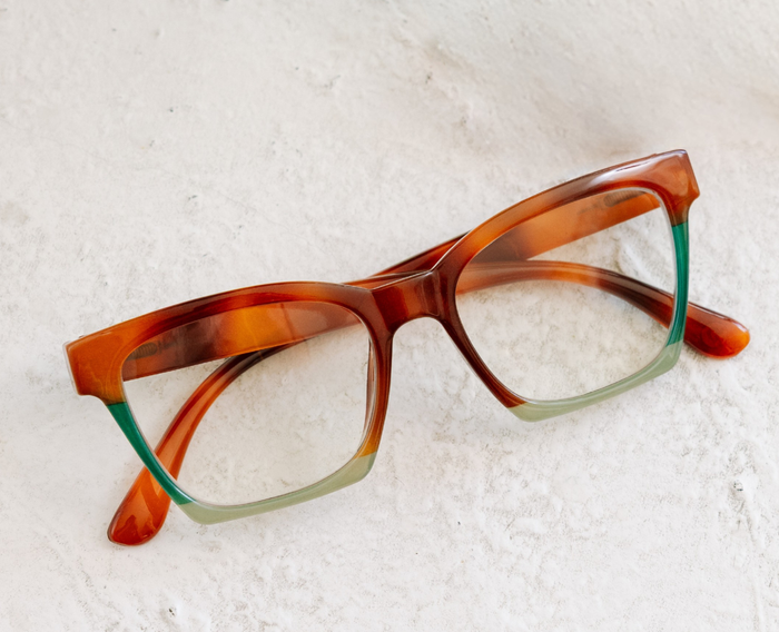 Peepers - Birdie (Blue Light): Tokyo Tortoise Colorblock / Reading / 2.25
