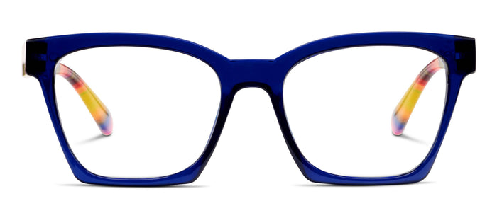 Peepers - Maisie (Blue Light): Blue/Ikat / Reading / 2.00