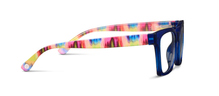 Peepers - Maisie (Blue Light): Blue/Ikat / Reading / 2.00