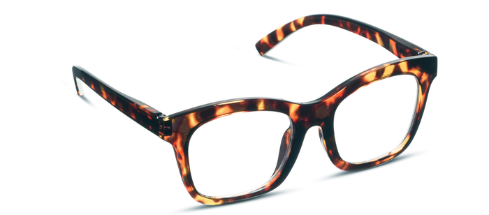 Peepers - To the Maximalist (Blue Light): Coffee/Clear Glitter / Reading / 2.25