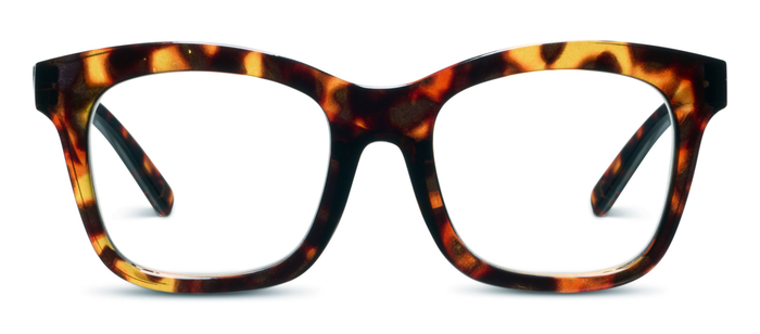 Peepers - To the Maximalist (Blue Light): Coffee/Clear Glitter / Reading / 2.50