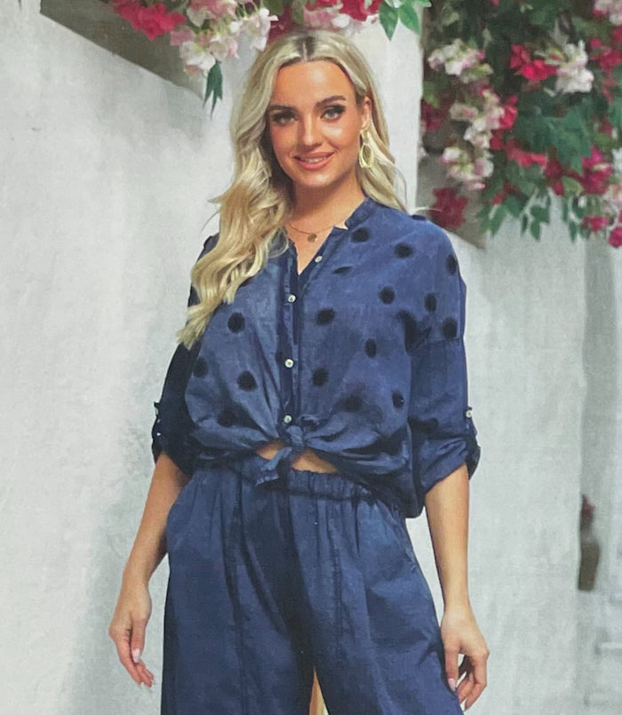 Penelope's Polka Dot Shirt -2 colors