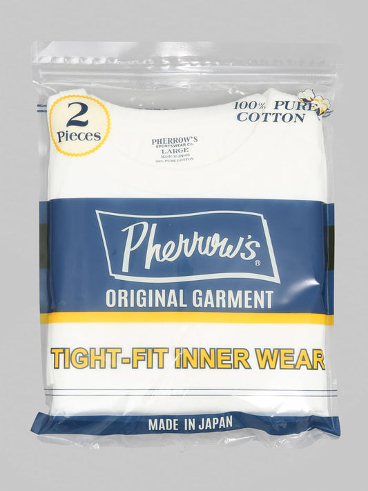 Pherrows 2 Pack TShirt White packaging