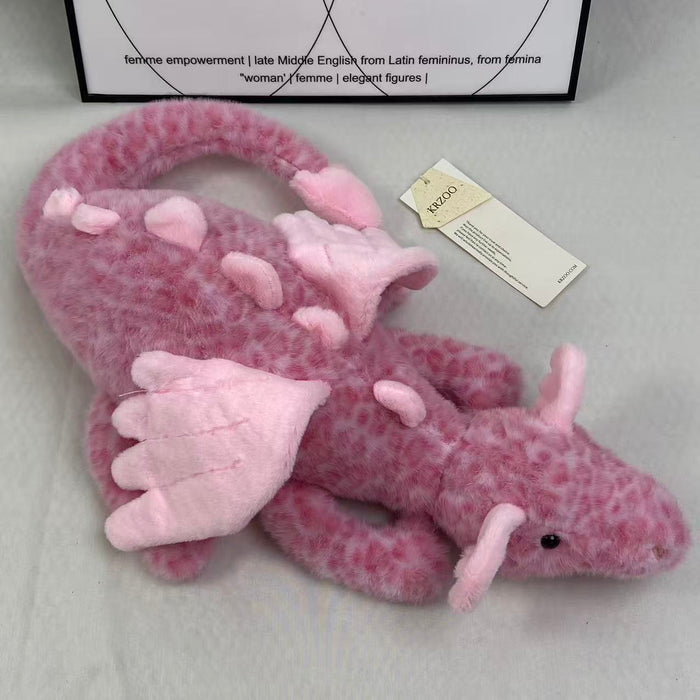 Pink little dragon doll