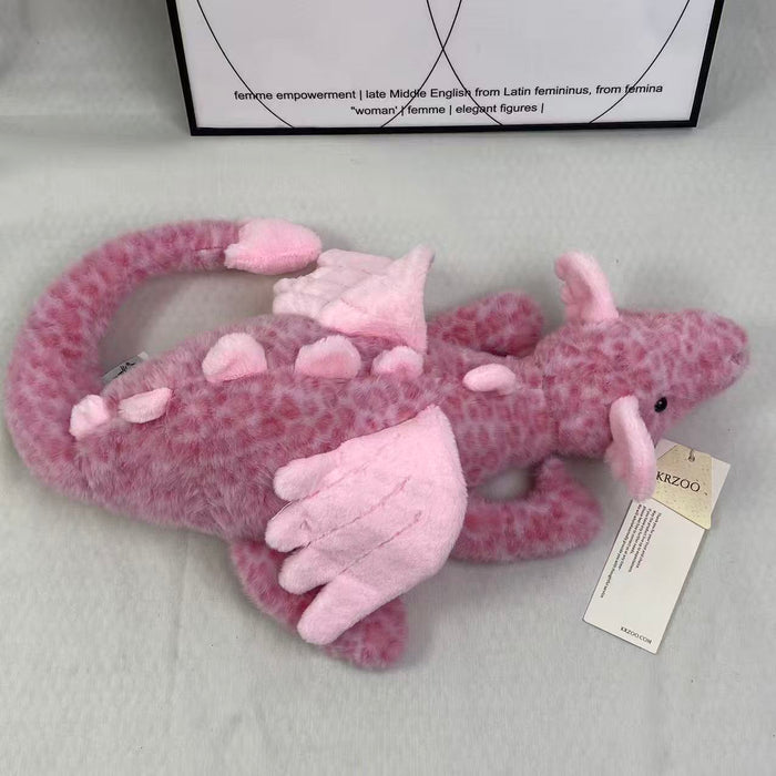 Pink little dragon doll