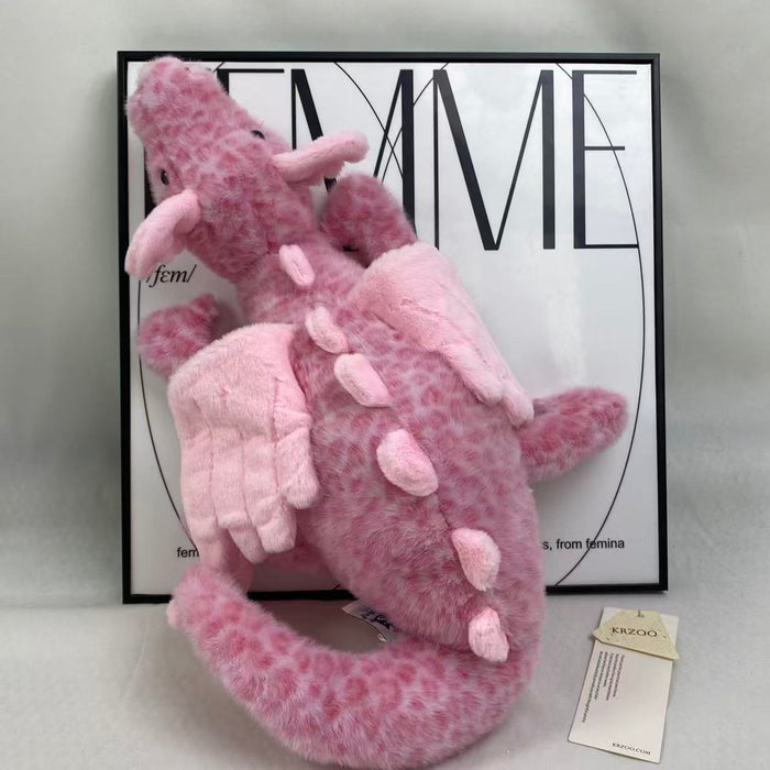 Pink little dragon doll