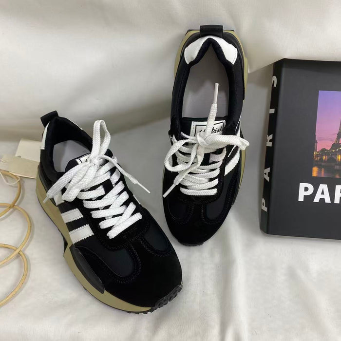 Platform Genuine Leather Sneakers