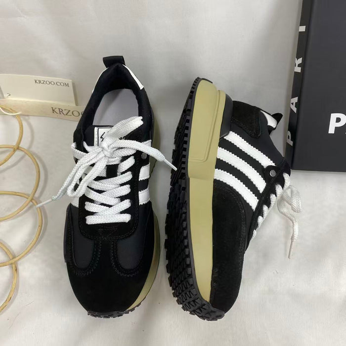 Platform Genuine Leather Sneakers