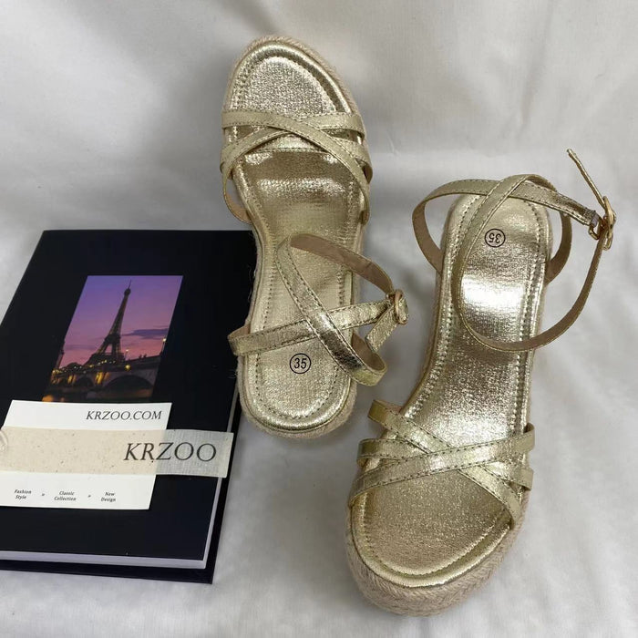 Platform Open-Toe Sandals