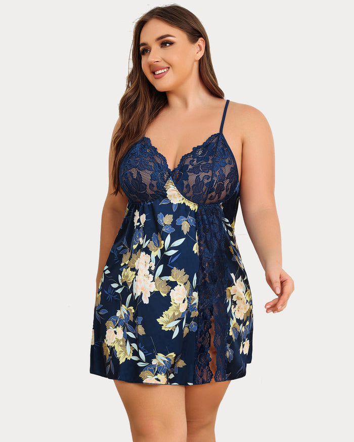 Floral Navy / M