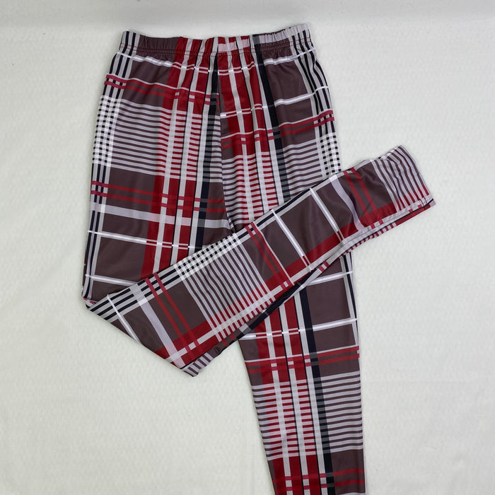 Printed large-sized loose-fitting casual pants