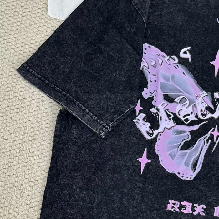 Printed Washed Vintage T-Shirt