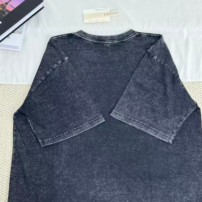 Printed Washed Vintage T-Shirt