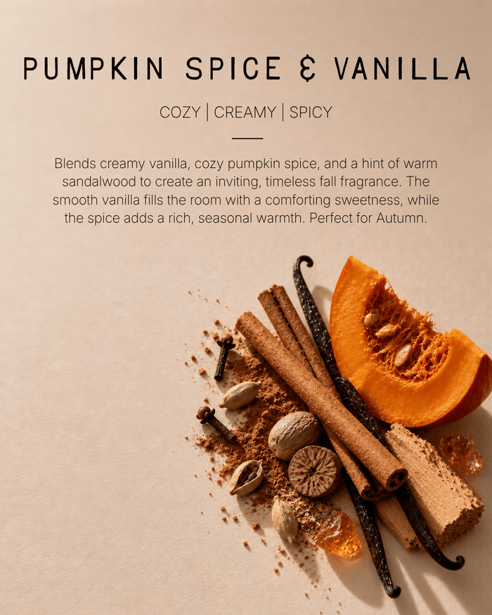 Pumpkin Spice & Vanilla Candle